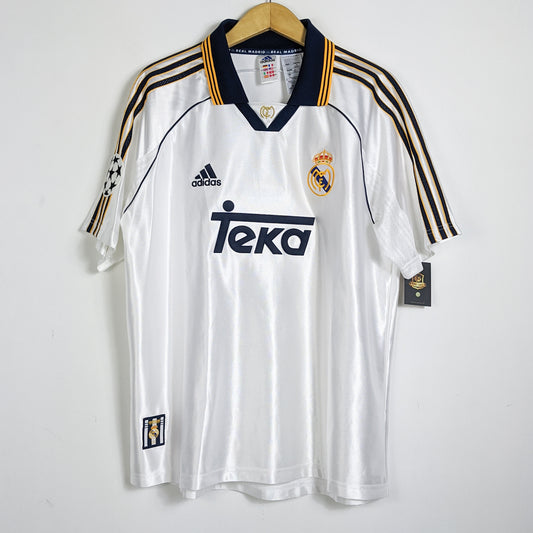Original Real Madrid 1999/00 Home - Redondo #6 Size XL (Reissue)