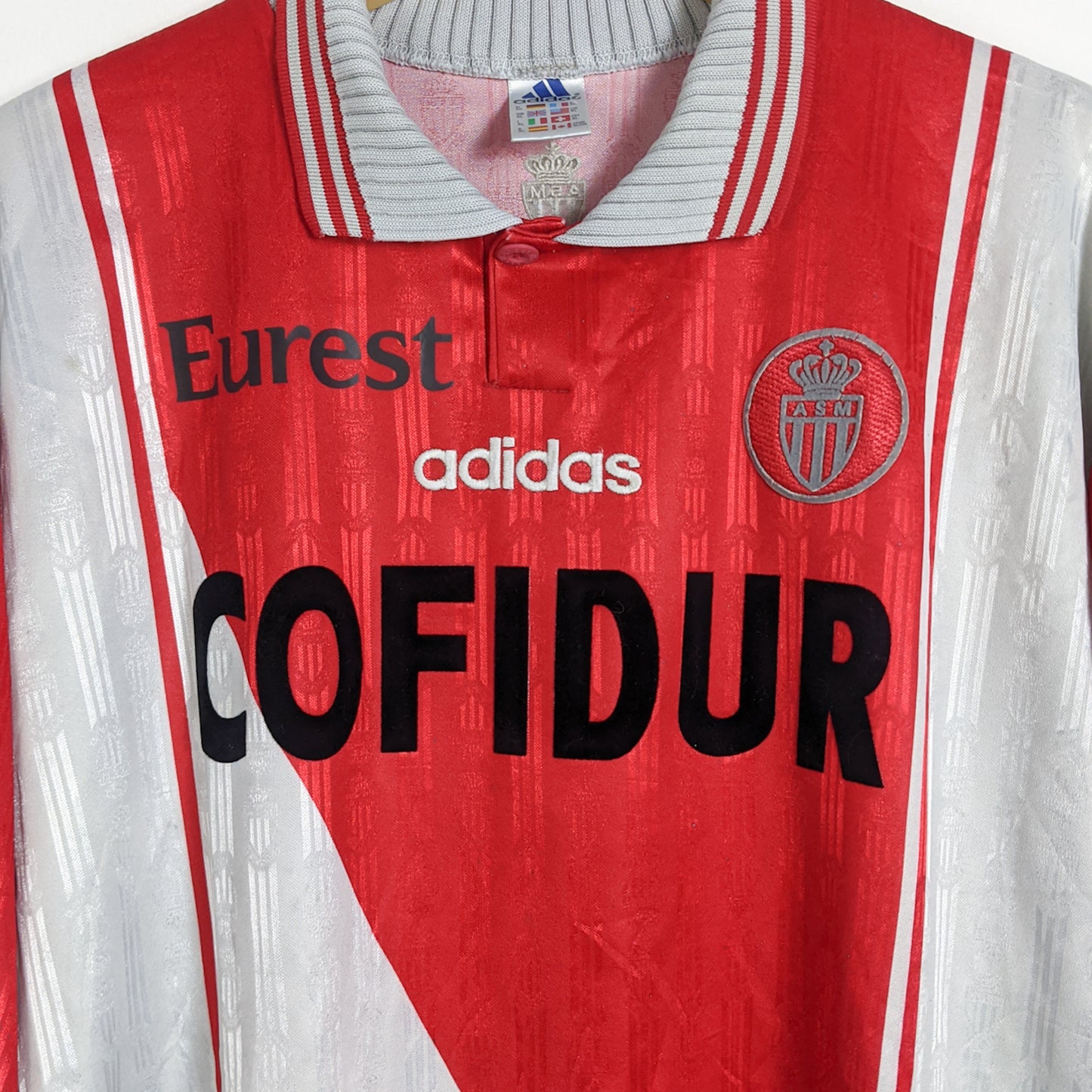 Original AS Monaco 1996/97 Home - Henry #12 Size XL