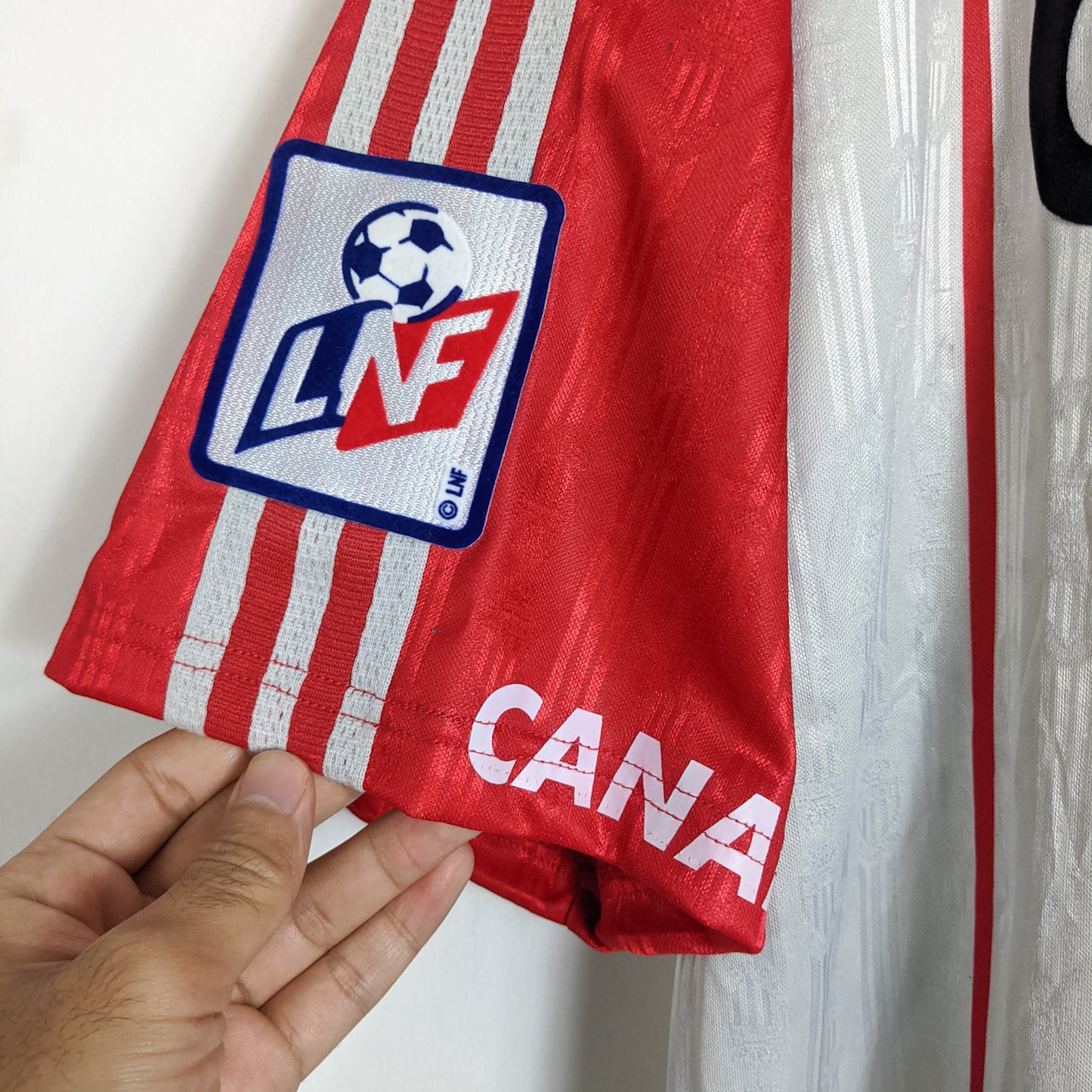 Original AS Monaco 1996/97 Home - Henry #12 Size XL