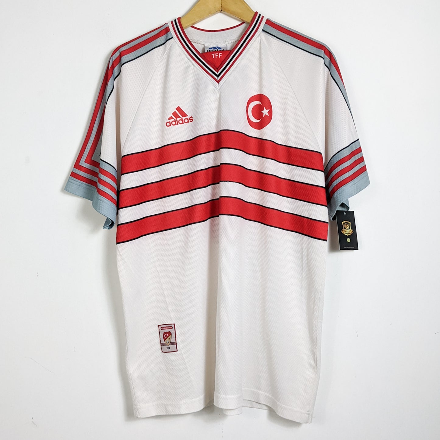 Original Turkey 1998/99 Home - Ogün Temizkanoğlu #3 Size XL