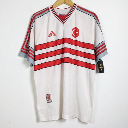 Original Turkey 1998/99 Home - Ogün Temizkanoğlu #3 Size XL