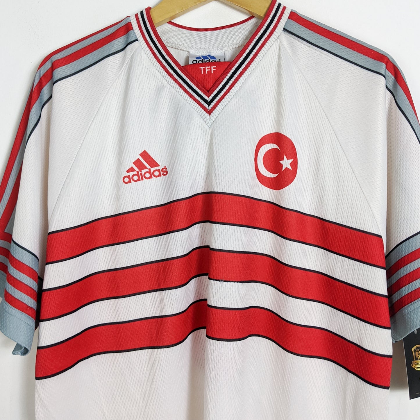 Original Turkey 1998/99 Home - Ogün Temizkanoğlu #3 Size XL