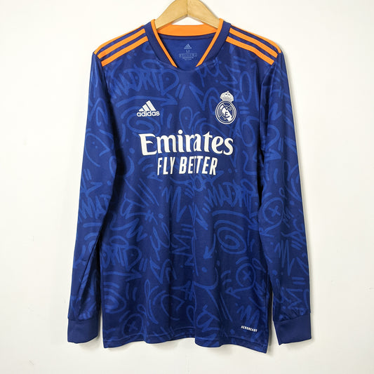 Original Real Madrid 2021/22 Away - Modric #10 Size M (Long Sleeve)