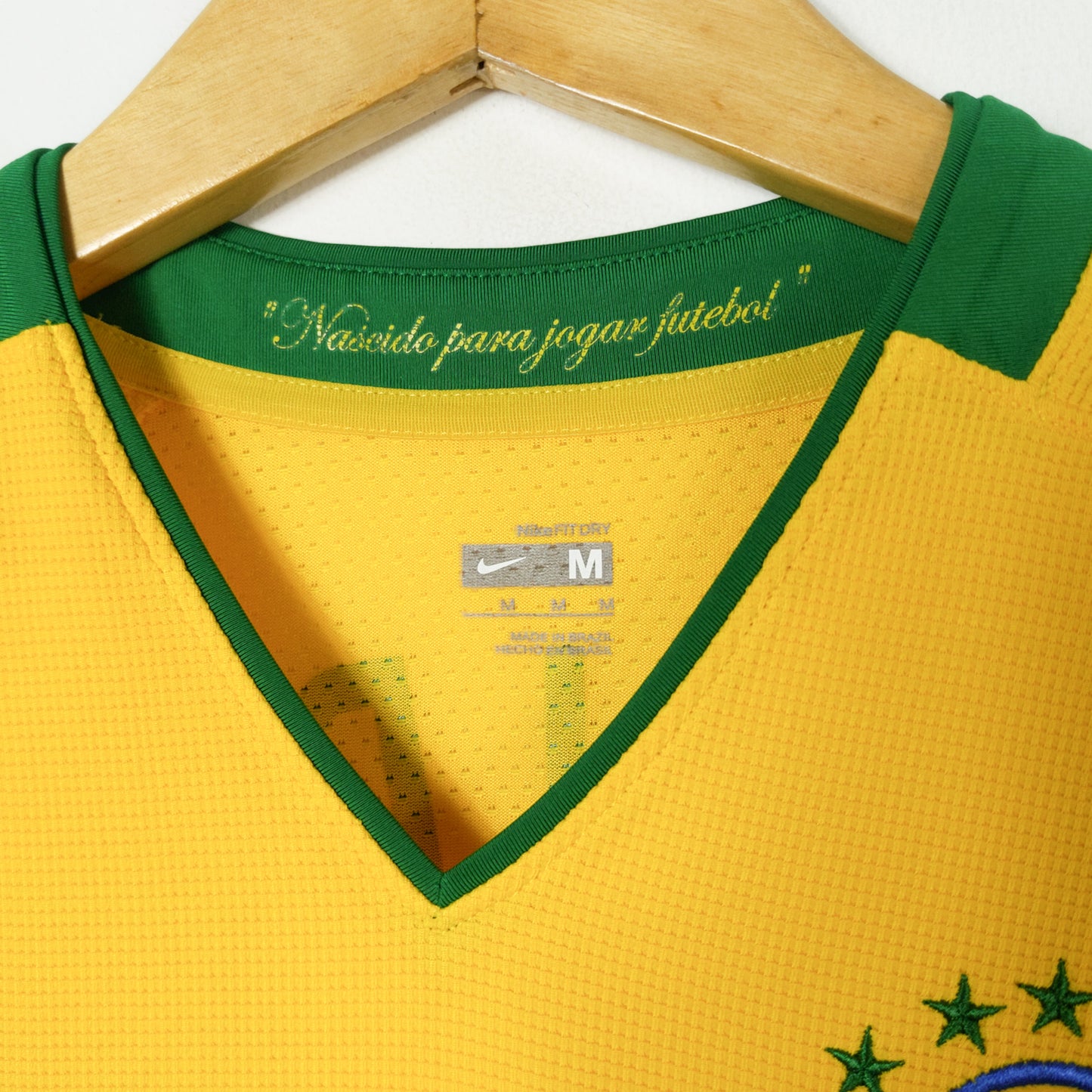 Original Brazil 2008/09 Home - Ronaldinho #10 Size M (Player Issue)