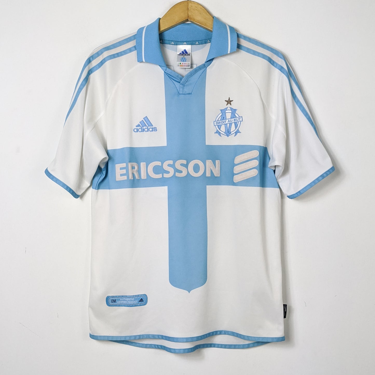 Original Marseille 2000/01 Home - Weah #29 Size S fit M