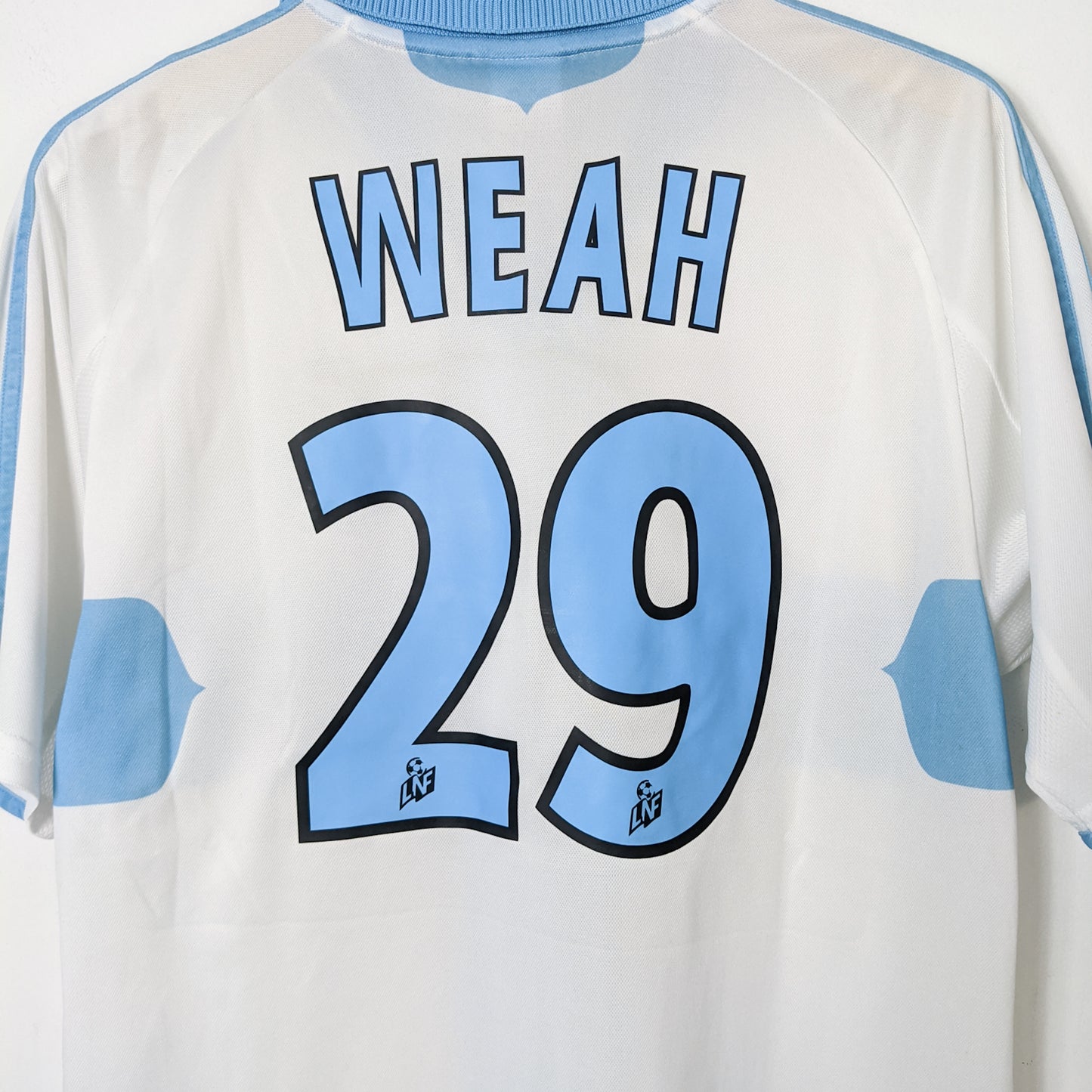 Original Marseille 2000/01 Home - Weah #29 Size S fit M