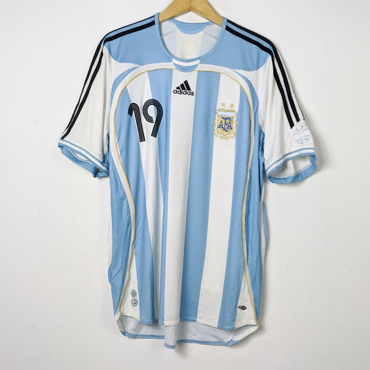 Original Argentina 2006 Home - Messi #19 Size L