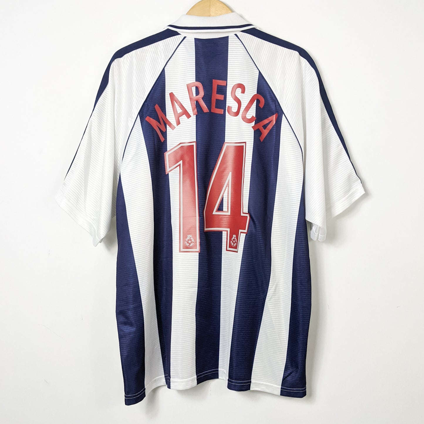 Original West Bromwich Albion - 1998/00 Home - Maresca #14 Size XXL