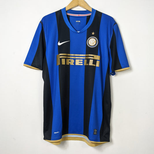 Original Inter 2008/09 Home - Adriano #10 Size XL