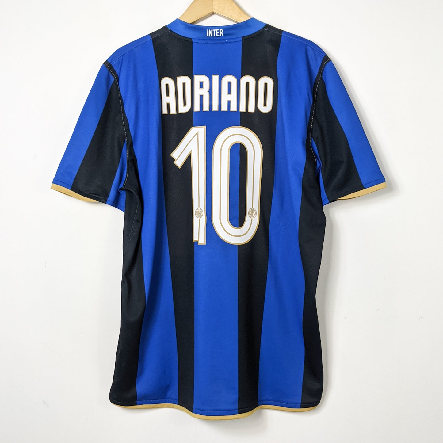 Original Inter 2008/09 Home - Adriano #10 Size XL