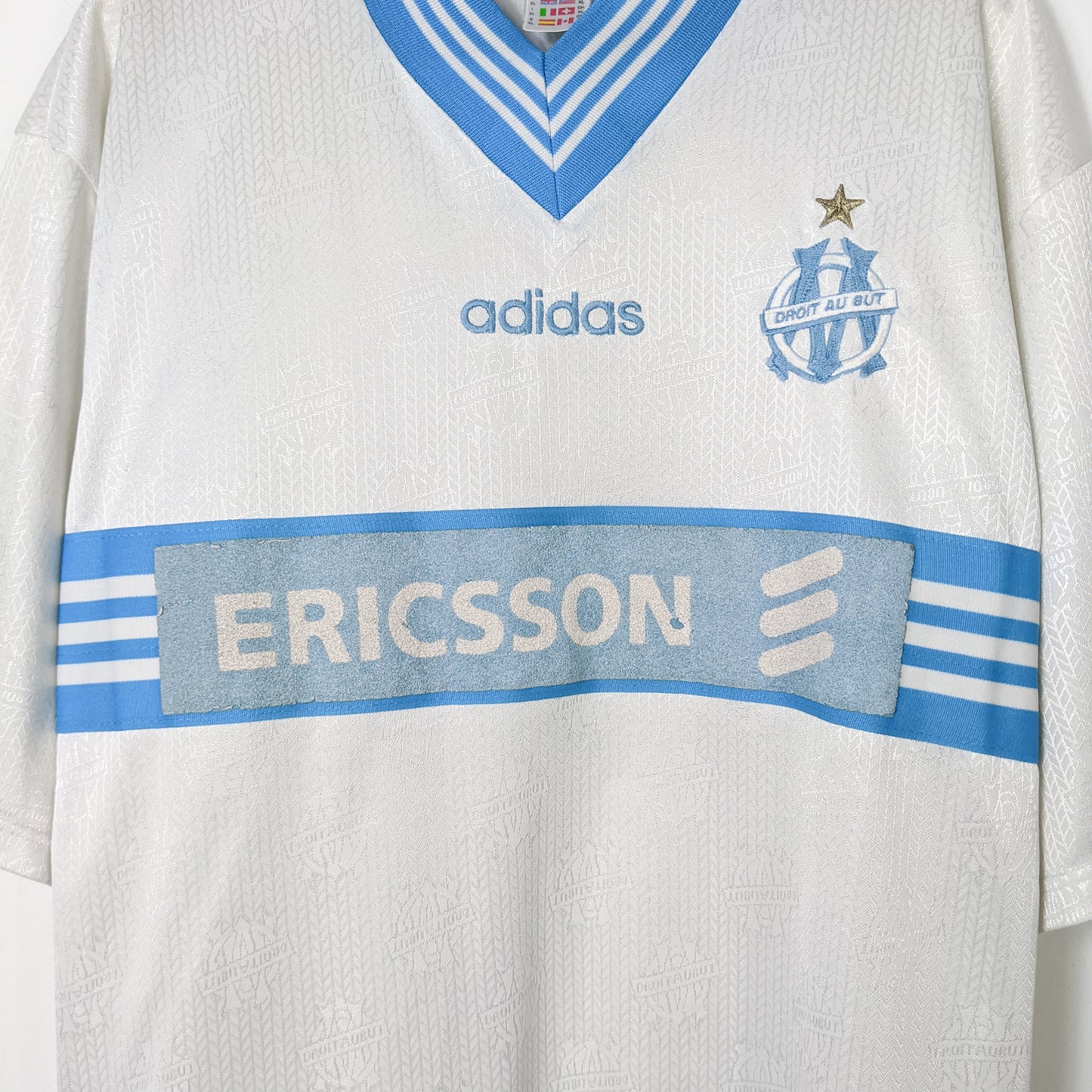Original Marseille 1997/98 Home - Ravanelli #11 Size XL