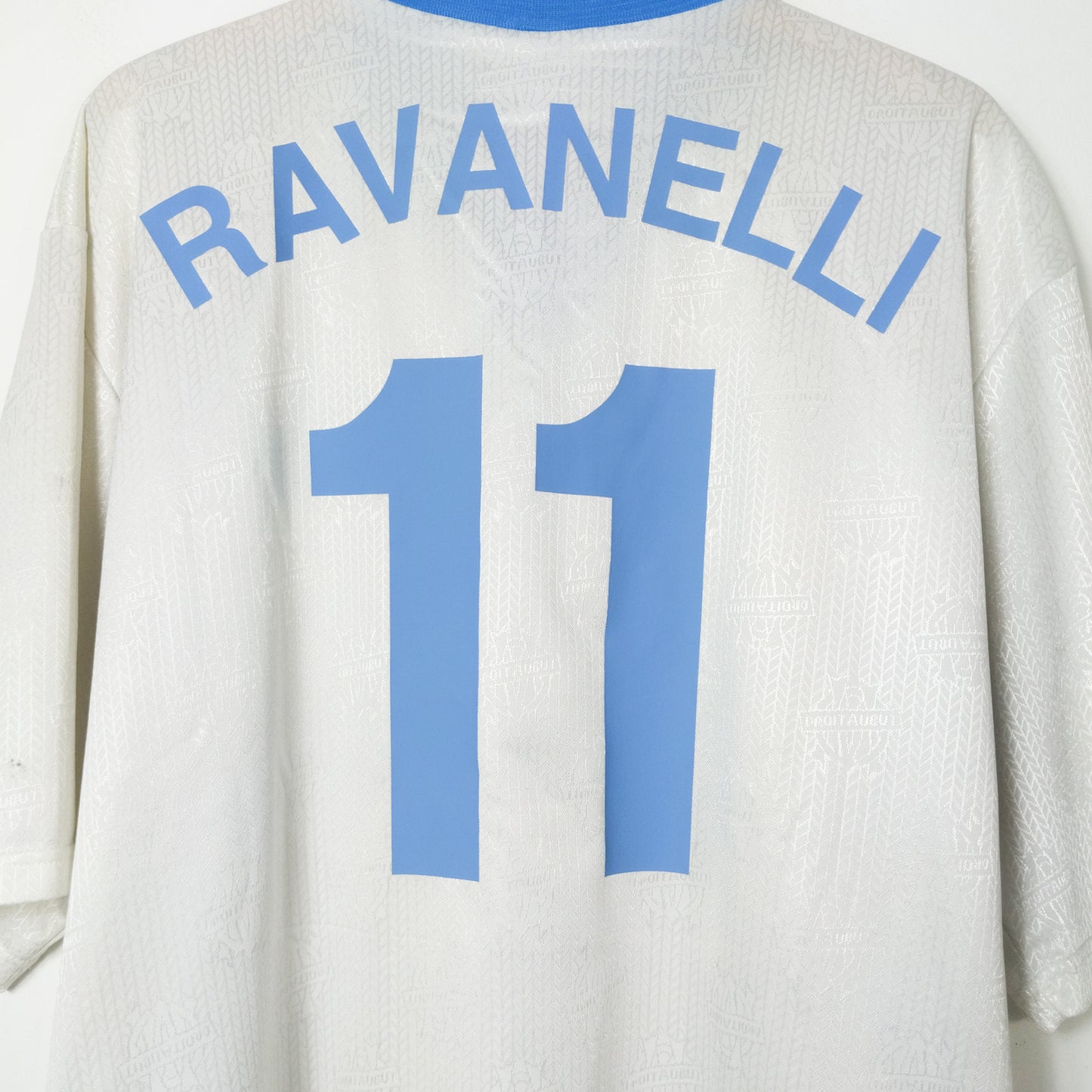 Original Marseille 1997/98 Home - Ravanelli #11 Size XL