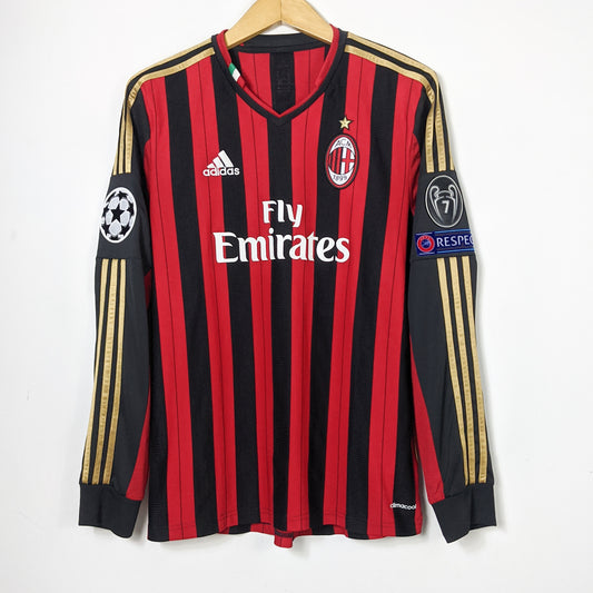 Original AC Milan 2013/14 Home - Kaka #22 Size M (Long Sleeve)