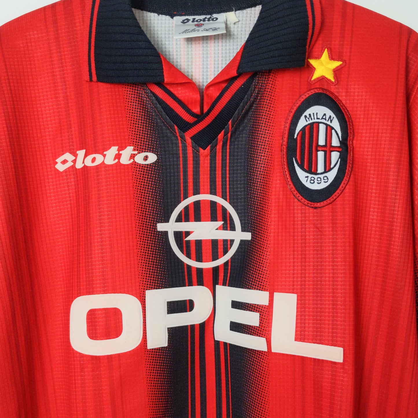 Original AC Milan1996/97 Fourth - Kluivert #9 Size M