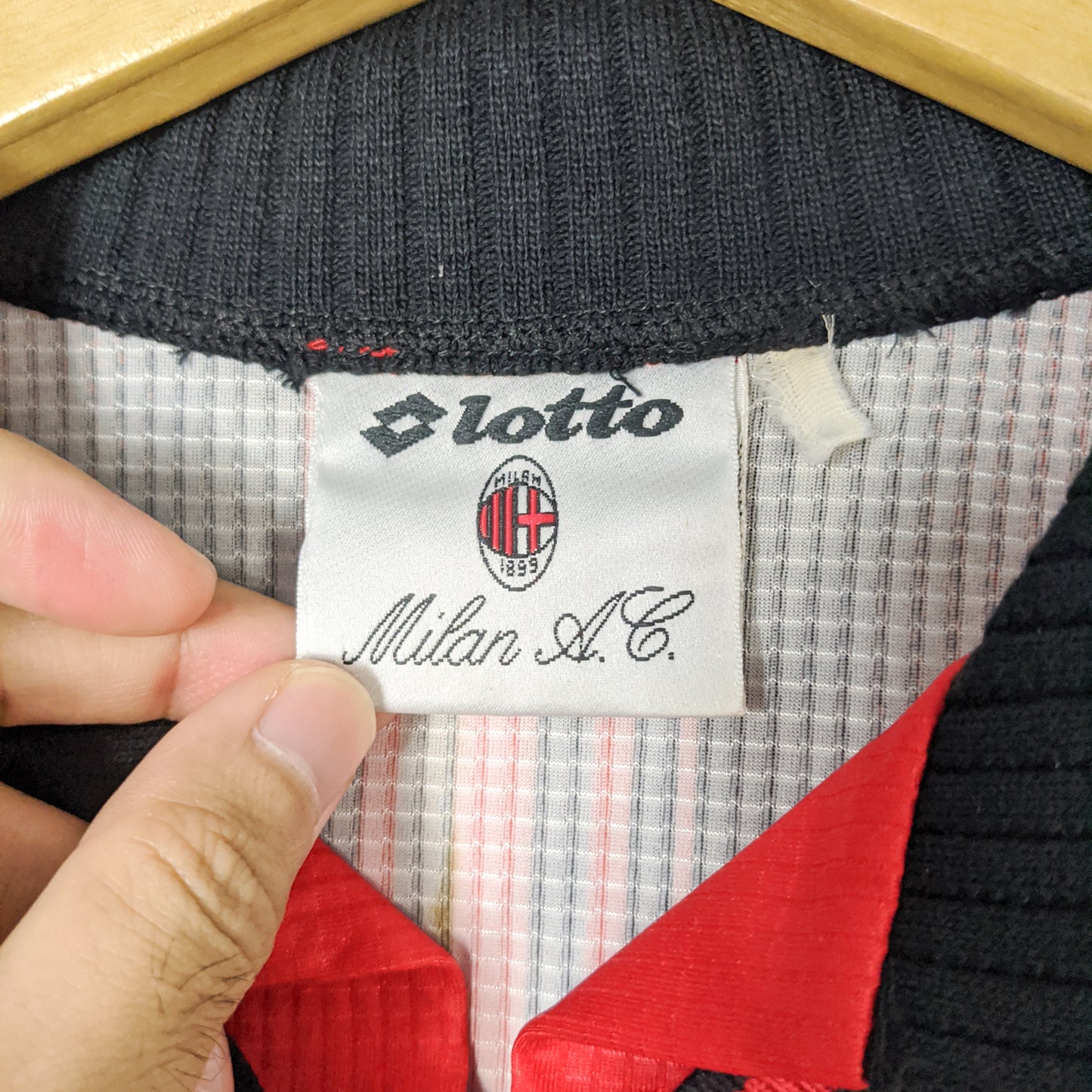 Original AC Milan1996/97 Fourth - Kluivert #9 Size M