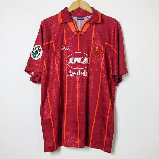 Original AS Roma 1996/97 Home - Totti #17 Size L fit XL
