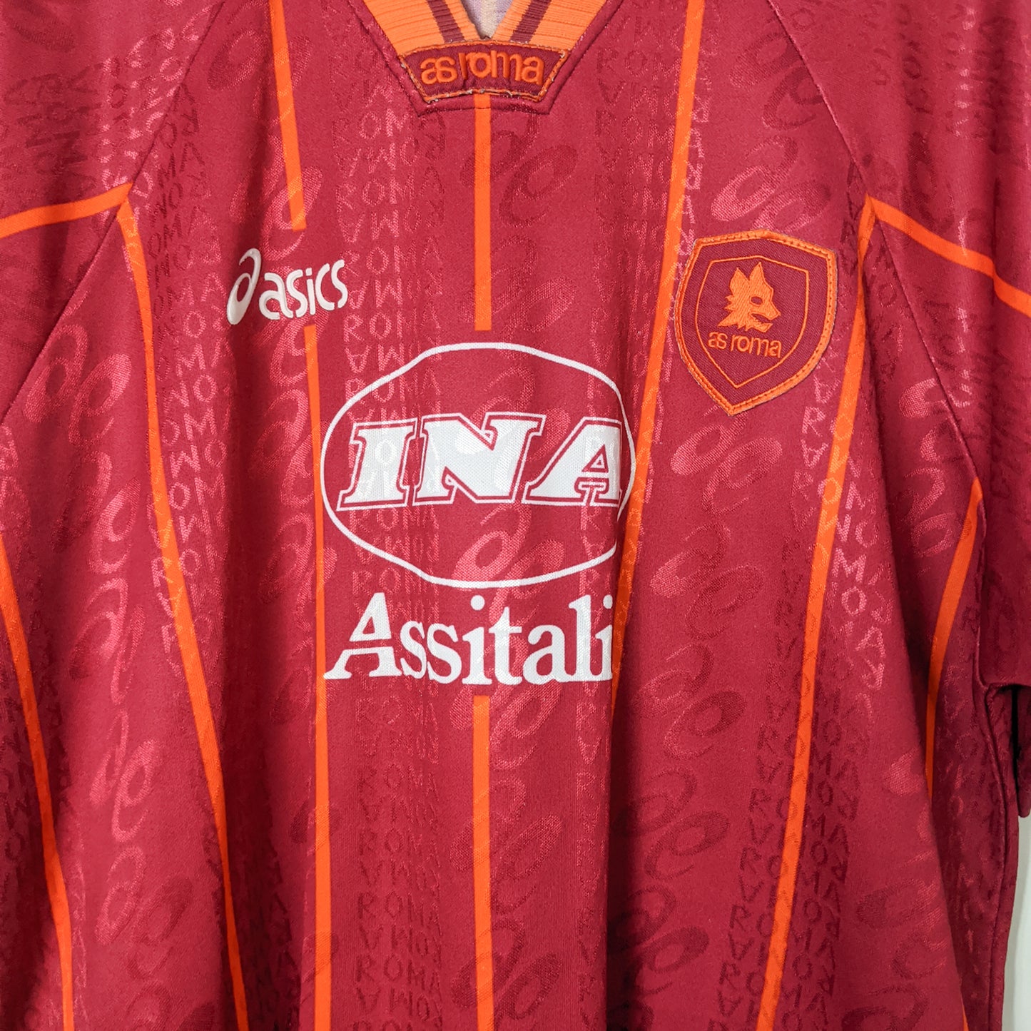 Original AS Roma 1996/97 Home - Totti #17 Size L fit XL