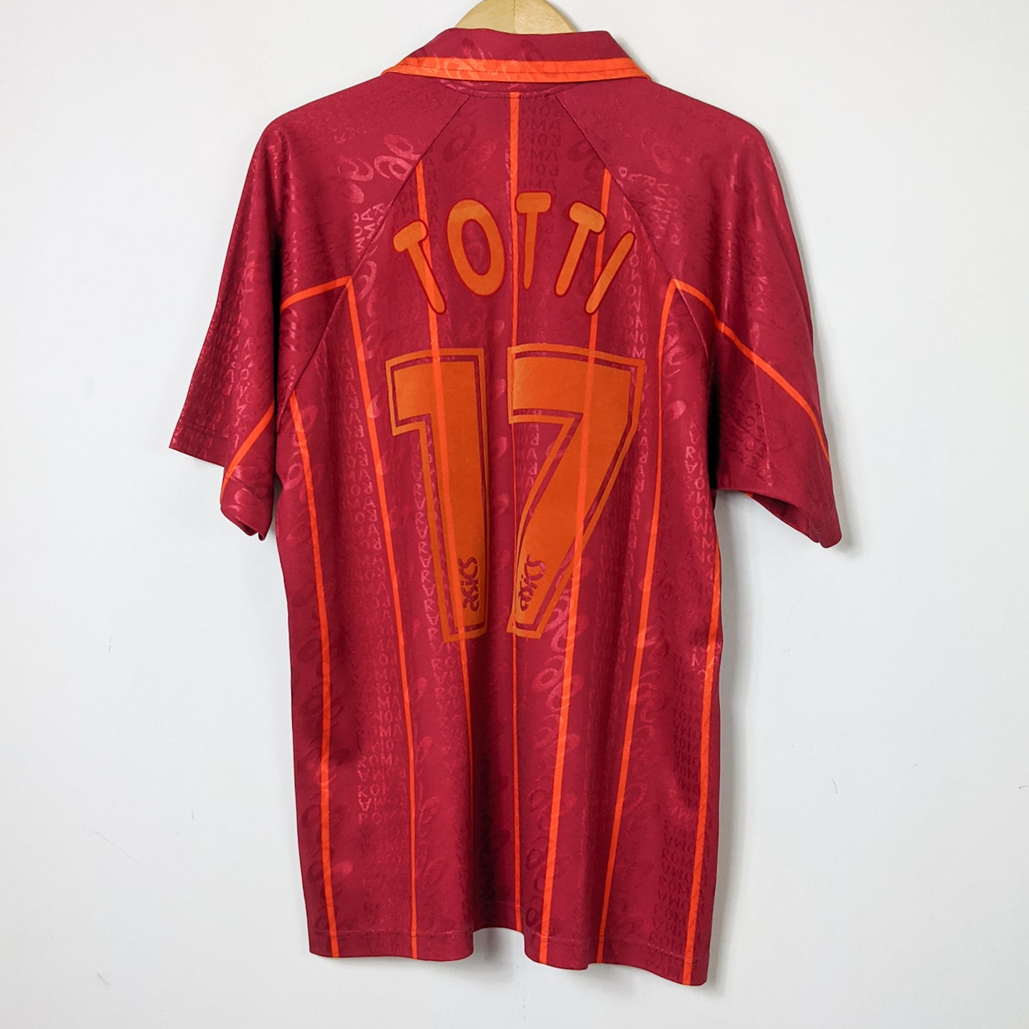 Original AS Roma 1996/97 Home - Totti #17 Size L fit XL