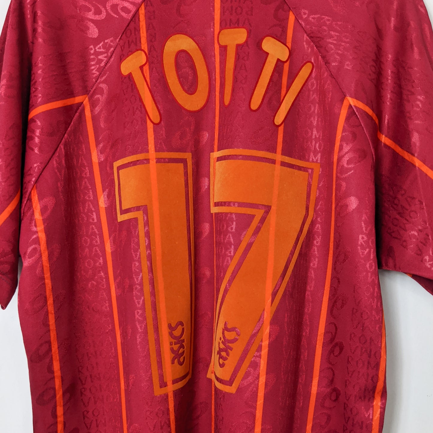 Original AS Roma 1996/97 Home - Totti #17 Size L fit XL