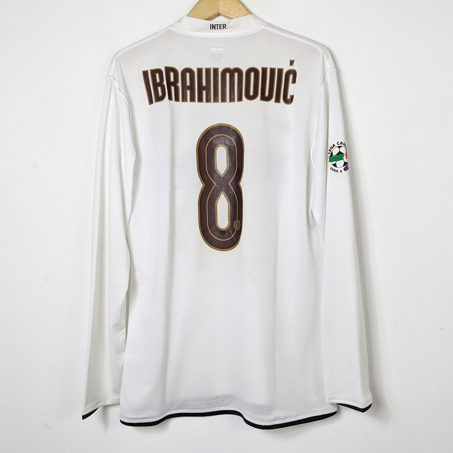 Original Inter 2008/09 Away - Ibrahimovic #8 Size XL (Long Sleeve)