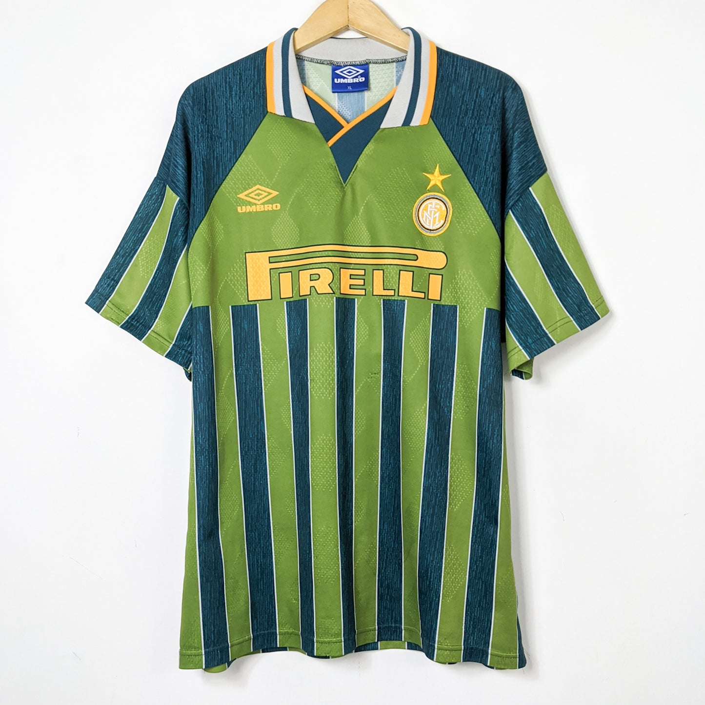 Original Inter 1995/96 Third - R.Carlos #6 Size XL