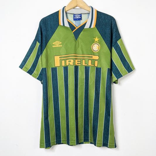 Original Inter 1995/96 Third - R.Carlos #6 Size XL