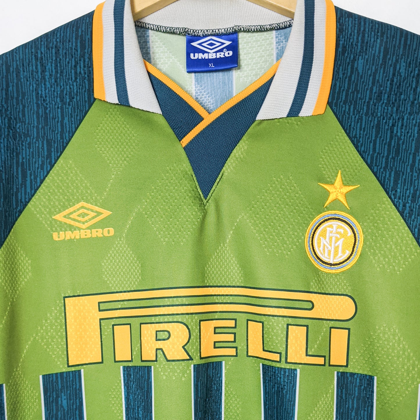 Original Inter 1995/96 Third - R.Carlos #6 Size XL