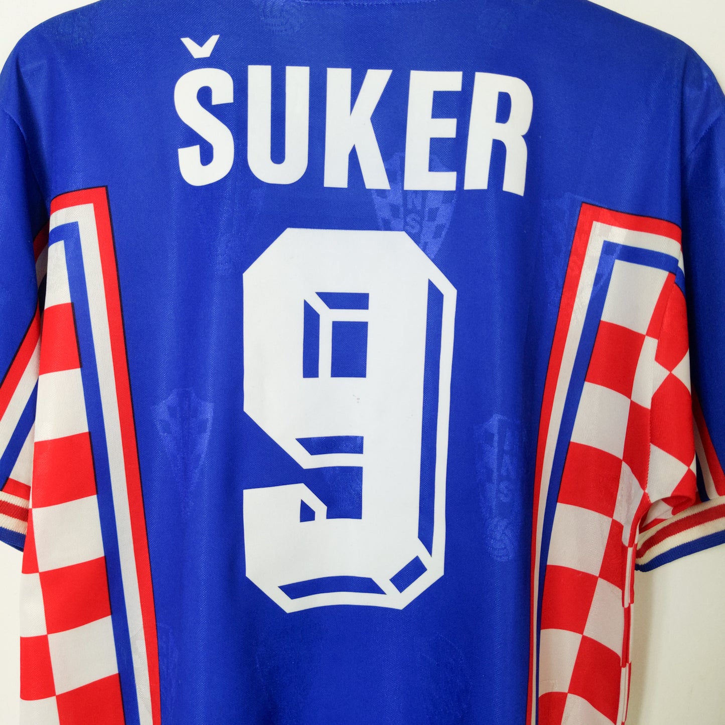 Original Croatia 1998 Away - Suker #9 Size M