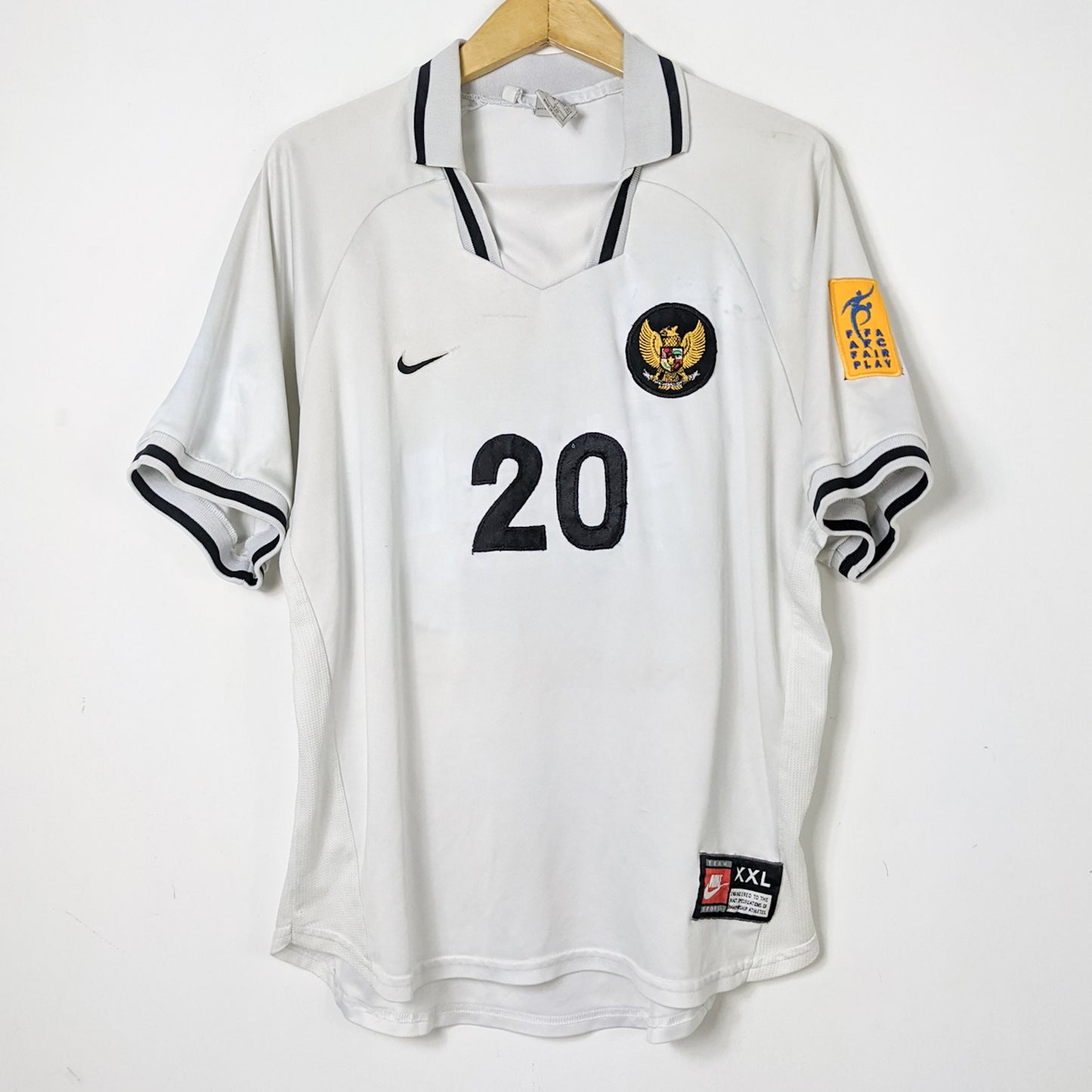 Original Indonesia 2001 Away - Bambang #20 Size XXL fit XL