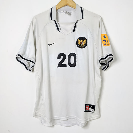 Original Indonesia 2001 Away - Bambang #20 Size XXL fit XL