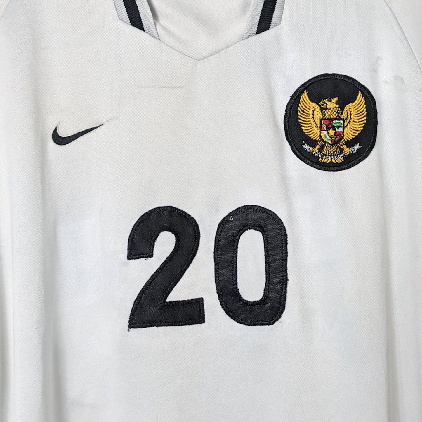Original Indonesia 2001 Away - Bambang #20 Size XXL fit XL