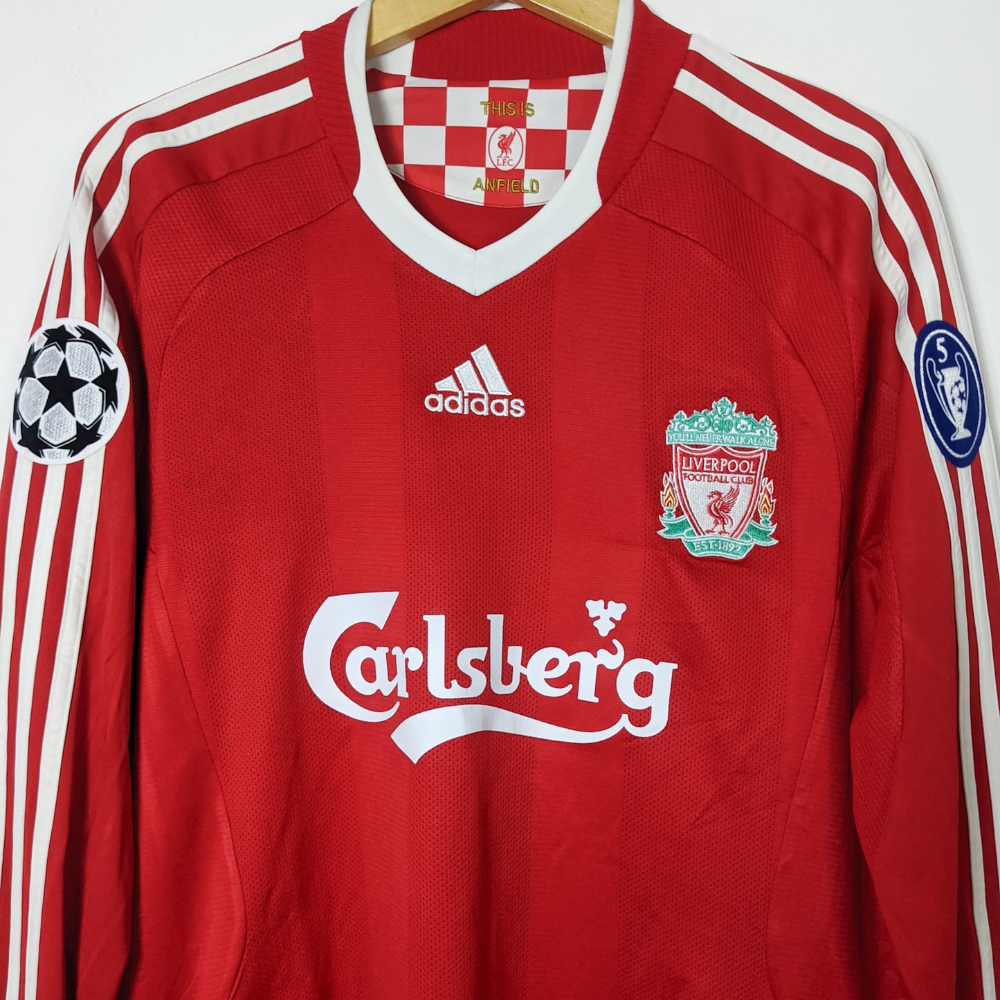 Original Liverpool 2008/10 Home - Torres #9 Size M (Long Sleeve)