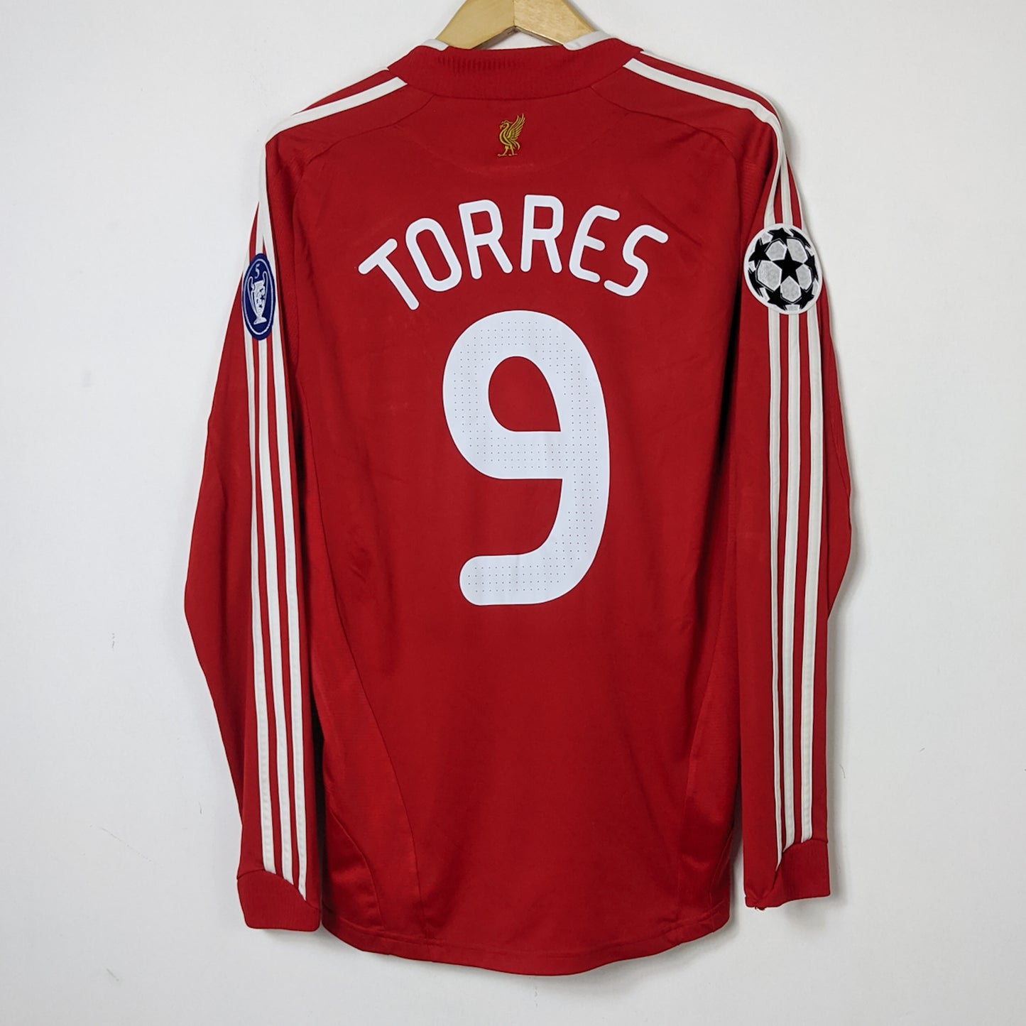Original Liverpool 2008/10 Home - Torres #9 Size M (Long Sleeve)