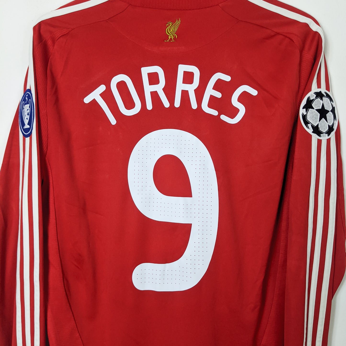 Original Liverpool 2008/10 Home - Torres #9 Size M (Long Sleeve)