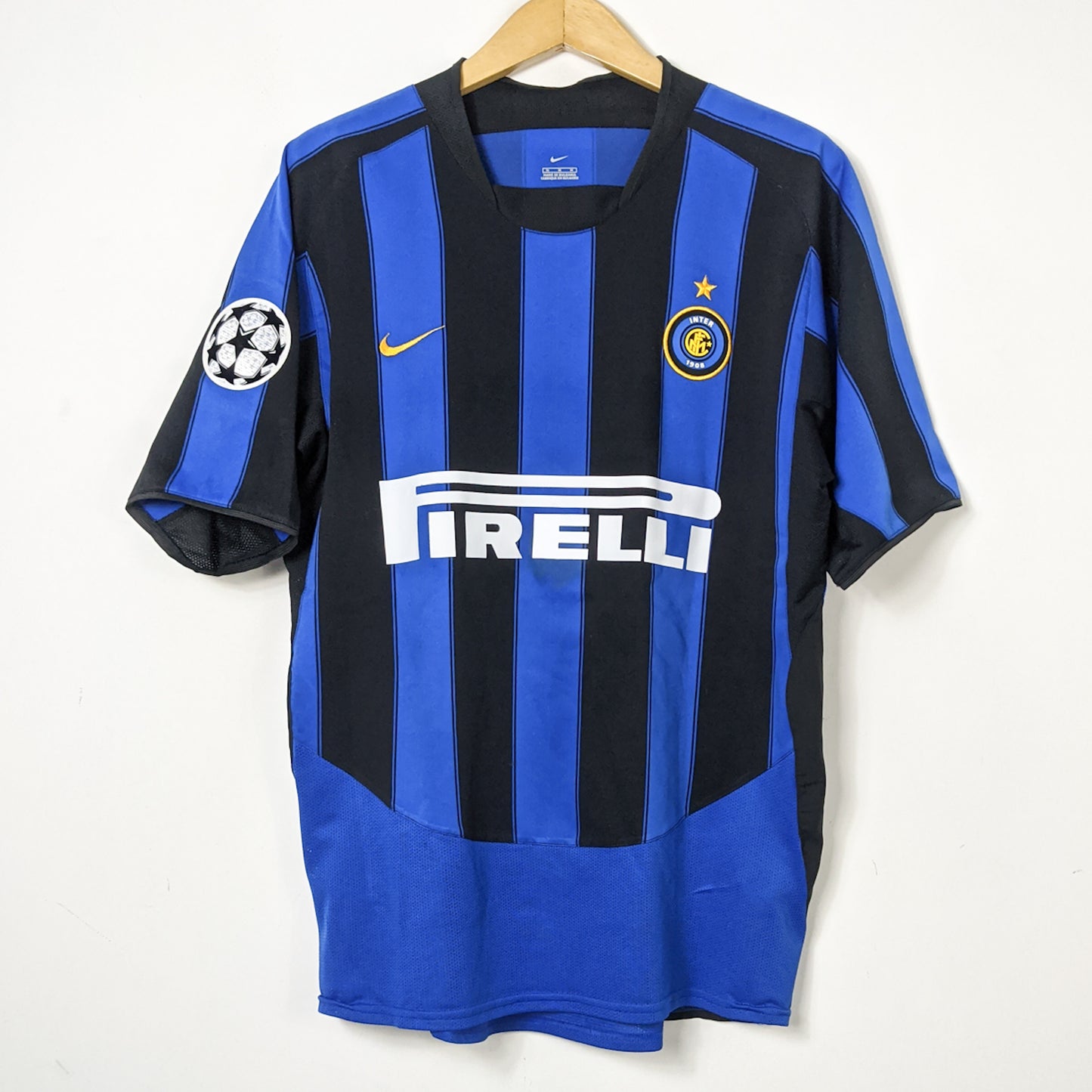 Original Inter 2003/04 Home - J.Zanetti #4 Size M fit L