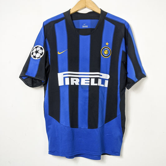 Original Inter 2003/04 Home - J.Zanetti #4 Size M fit L