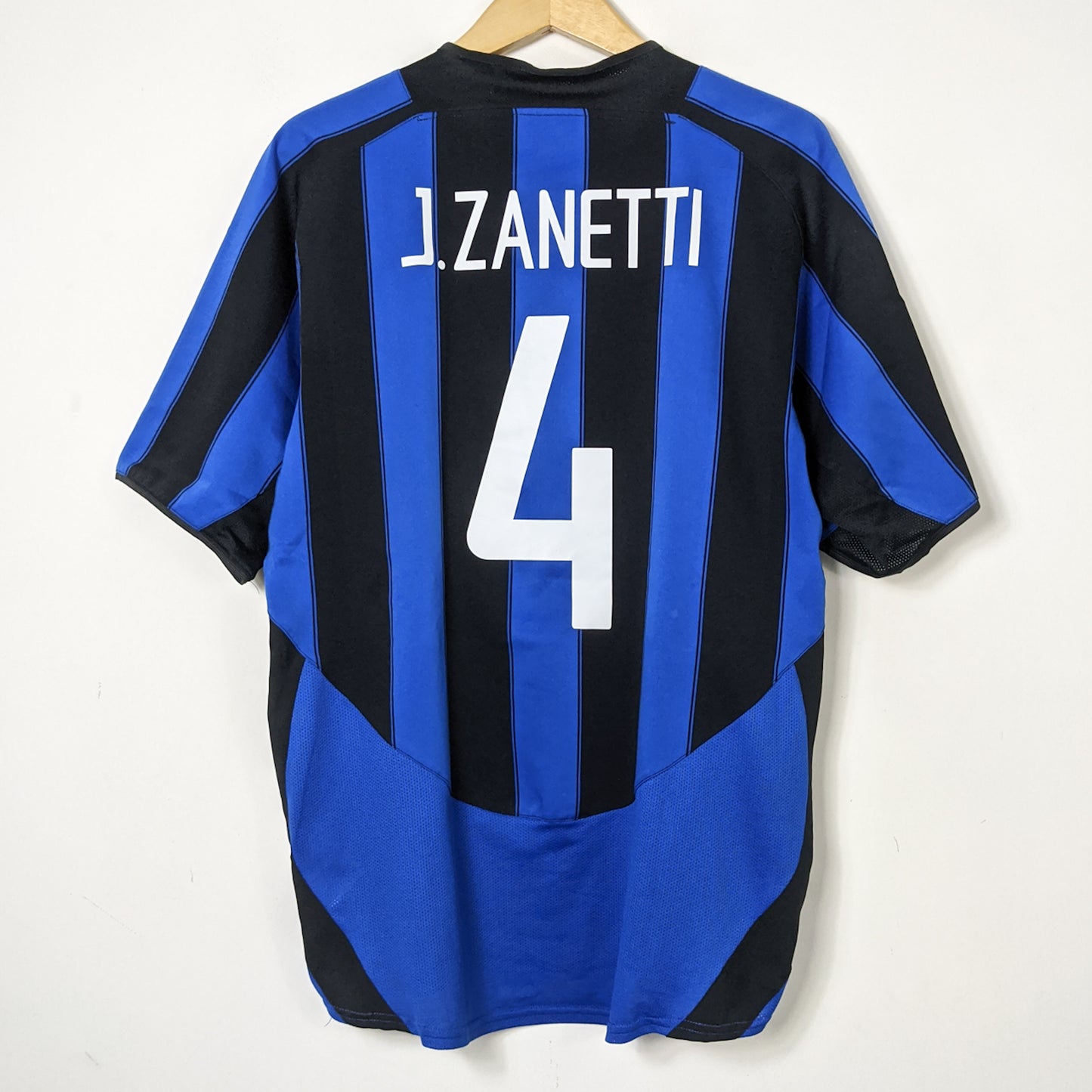 Original Inter 2003/04 Home - J.Zanetti #4 Size M fit L
