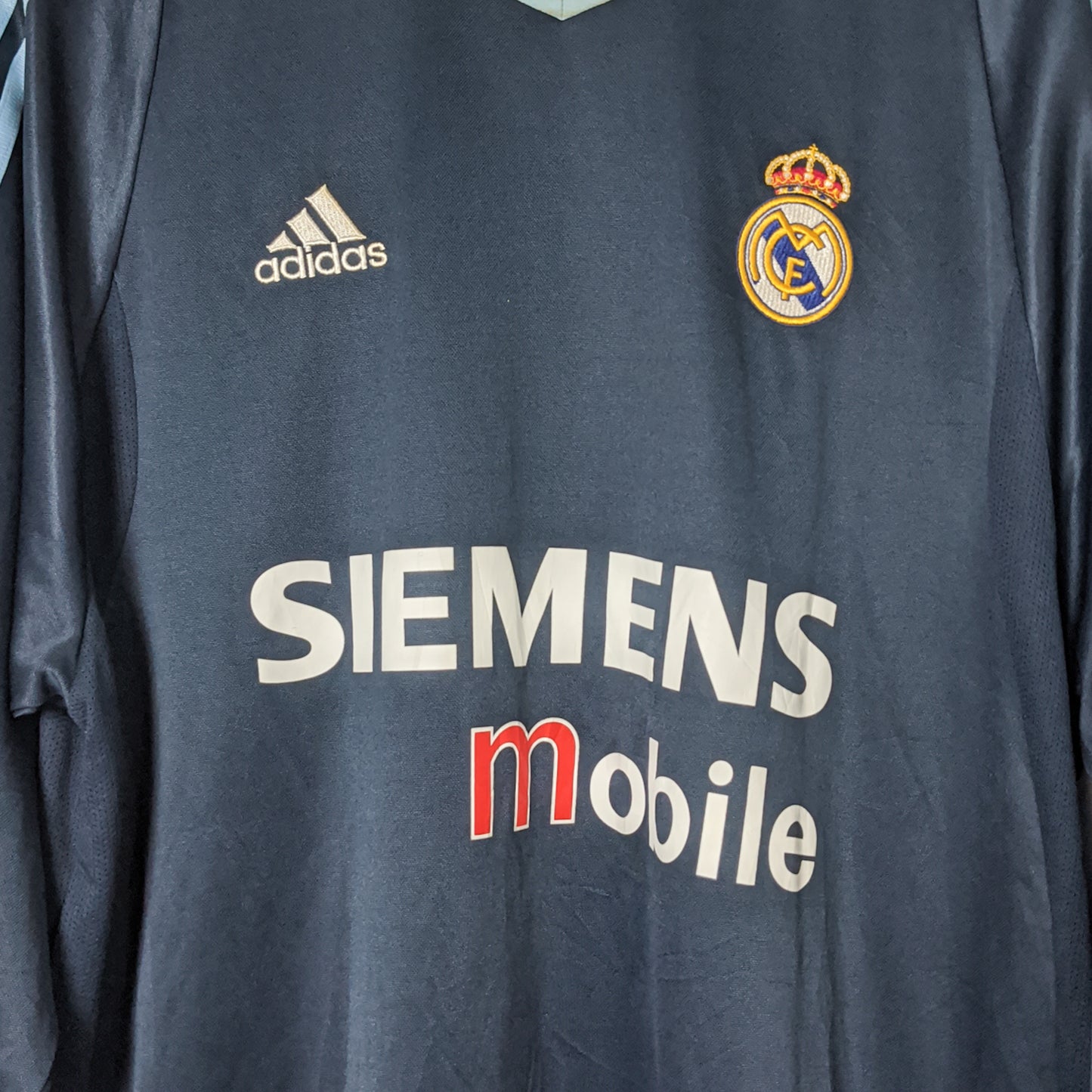 Original Real Madrid 2003/04 Away - Zidane #5 Size L (Long Sleeve)