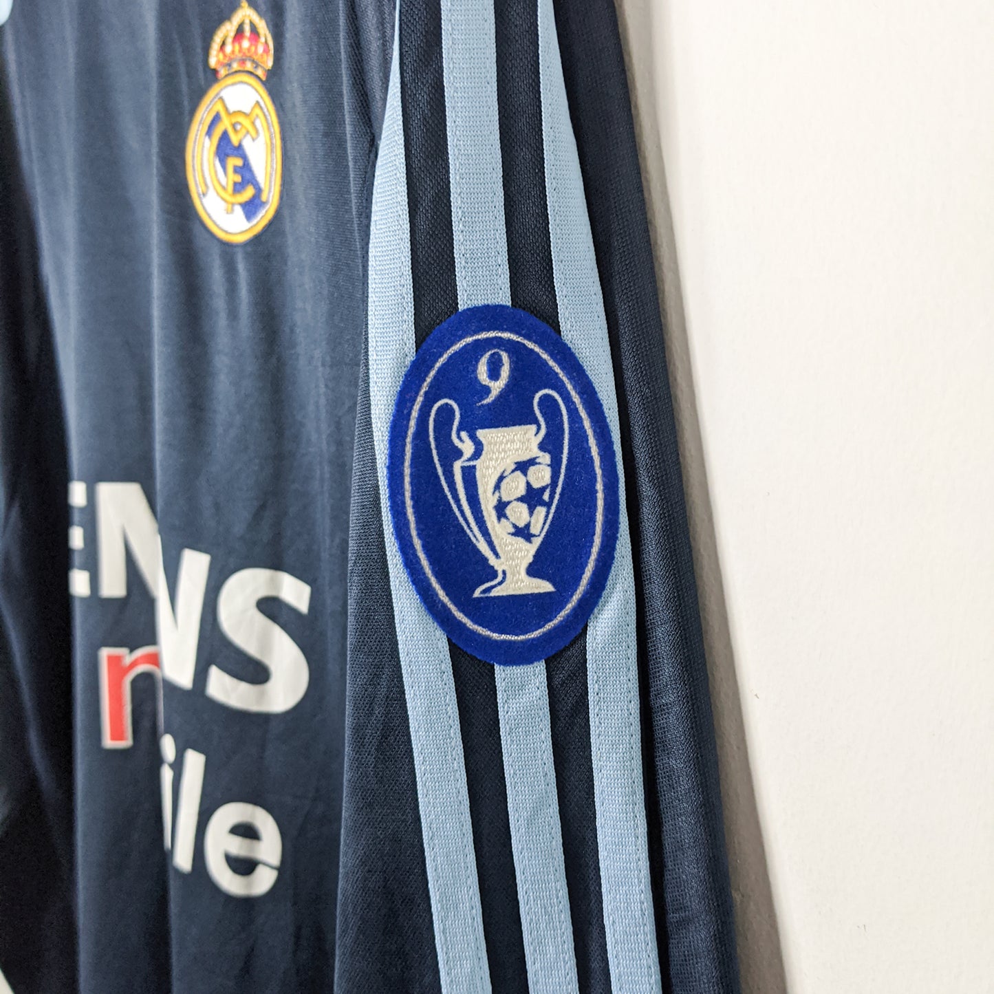 Original Real Madrid 2003/04 Away - Zidane #5 Size L (Long Sleeve)