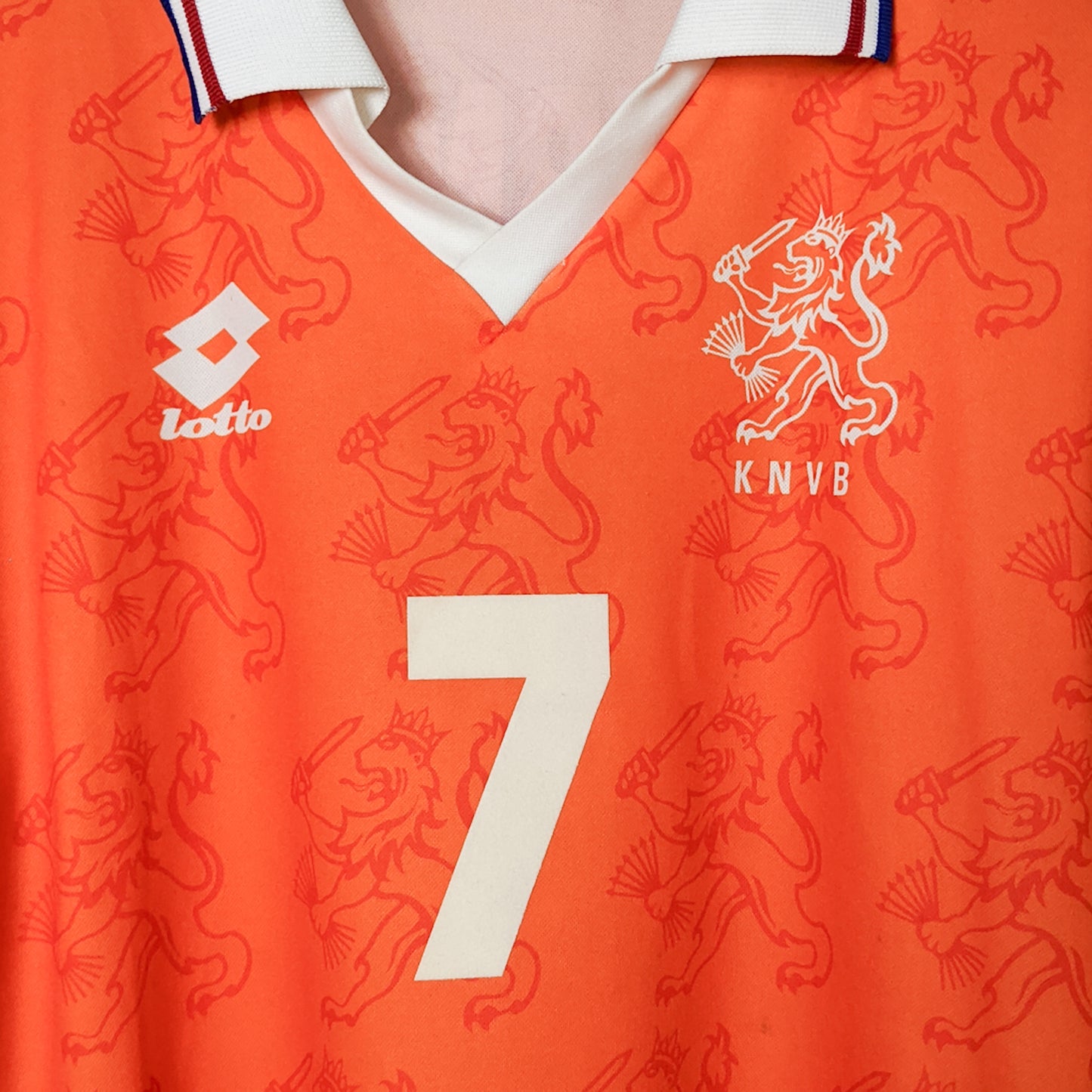 Original Netherlands 1994 Home - Overmars #7 Size L