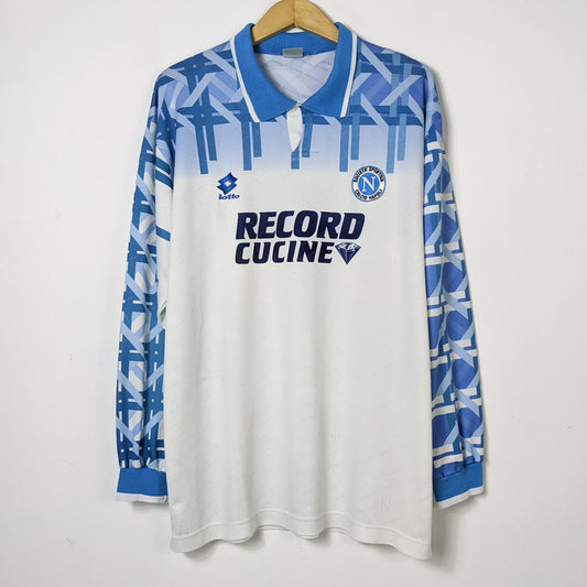Original Napoli 1994/96 Away - #7 Size XL (Long Sleeve) (Player Issue)