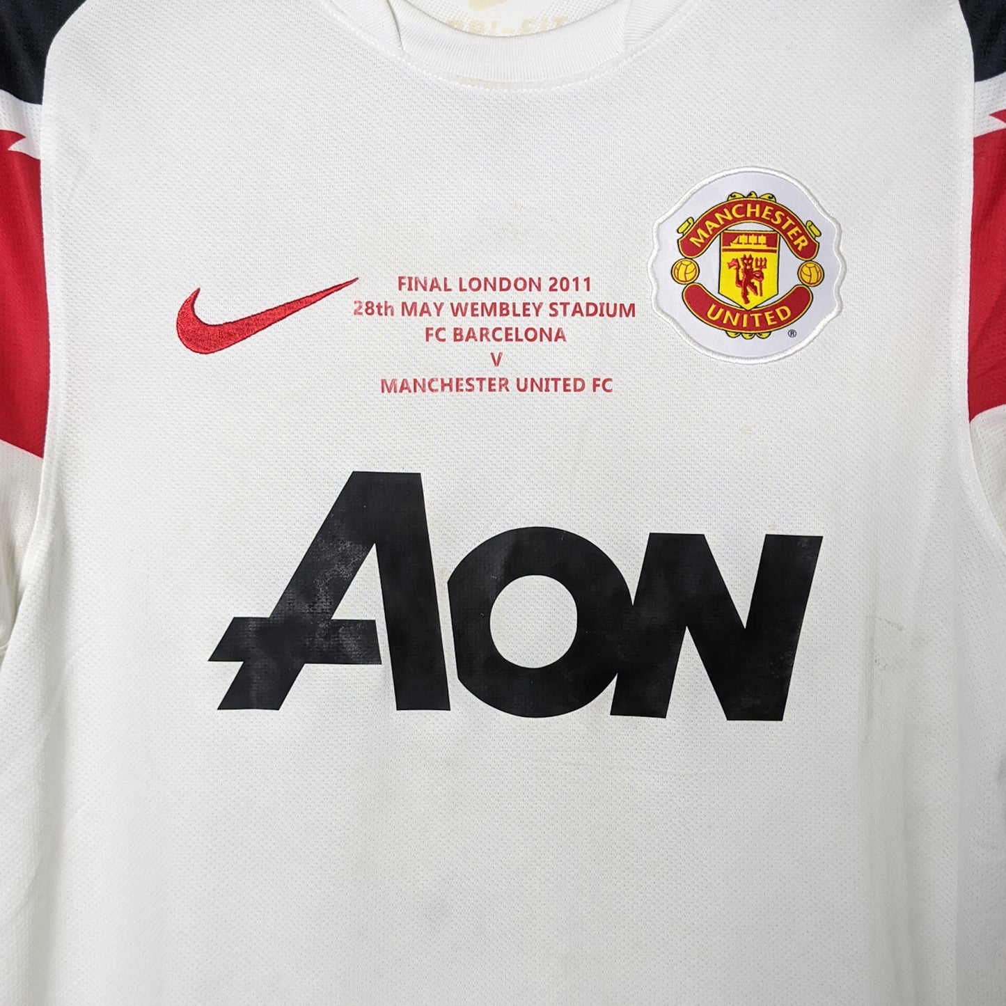 Original Manchester United 2010/11 Away - J.S Park #13 Size fit S
