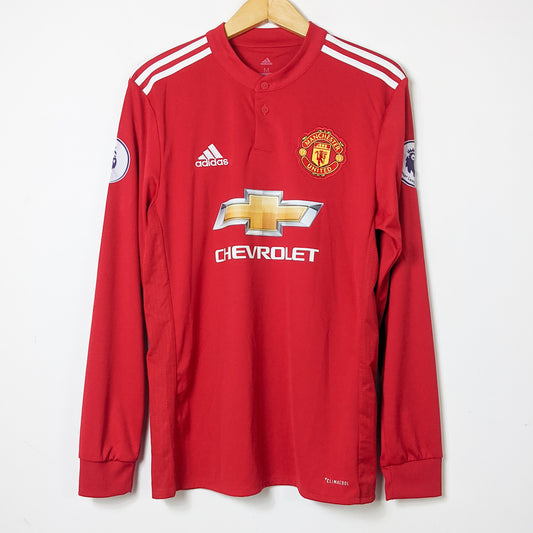 Original Manchester United 2017/18 Home - Ibrahimovic #10 Size M (Long Sleeve)