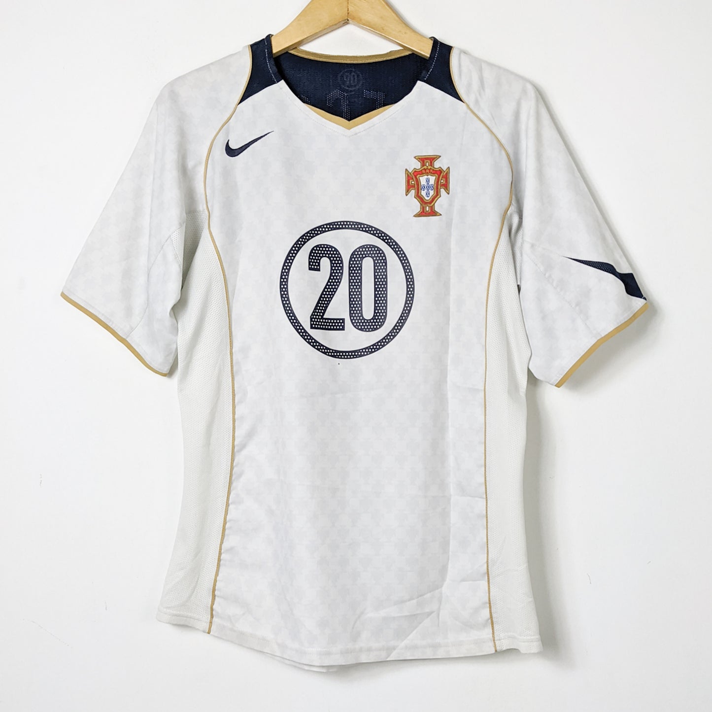 Original Portugal 2004 Away - Deco #20 Size M