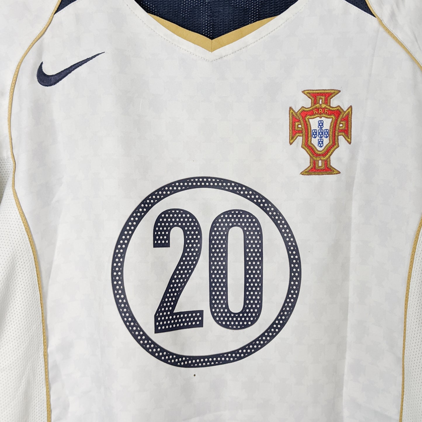 Original Portugal 2004 Away - Deco #20 Size M