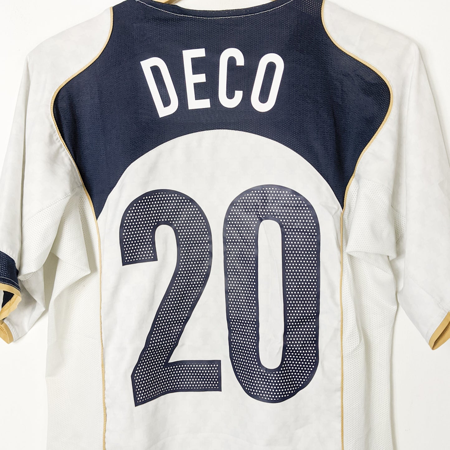 Original Portugal 2004 Away - Deco #20 Size M