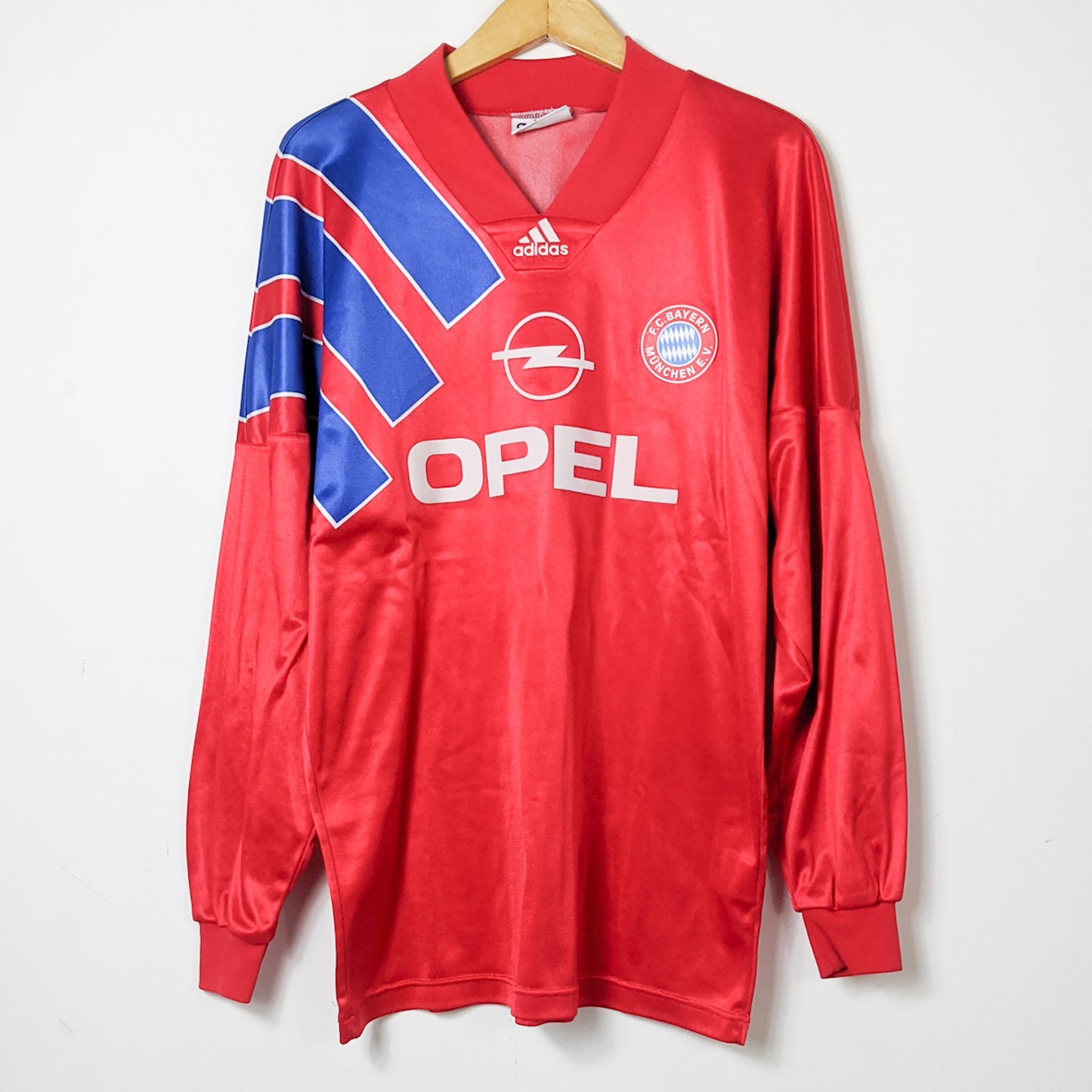 Original Bayern Munchen 1991/93 Home - Matthaus #10 Size fit L (Long Sleeve) (Player Issue)