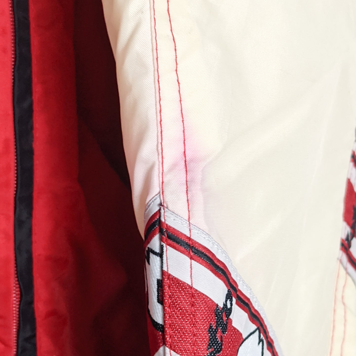 Original AC Milan 1994/95 Padded Bench Coat Jacket - Size XL
