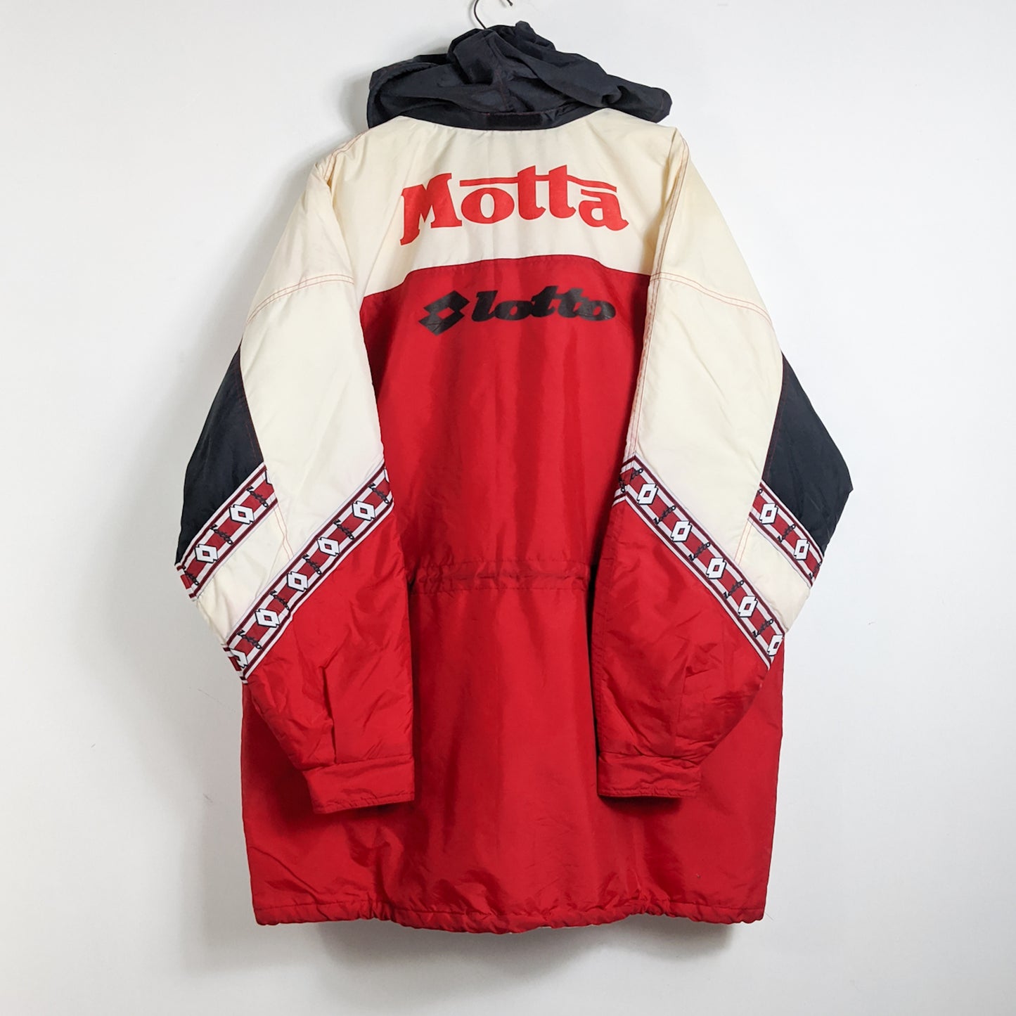 Original AC Milan 1994/95 Padded Bench Coat Jacket - Size XL