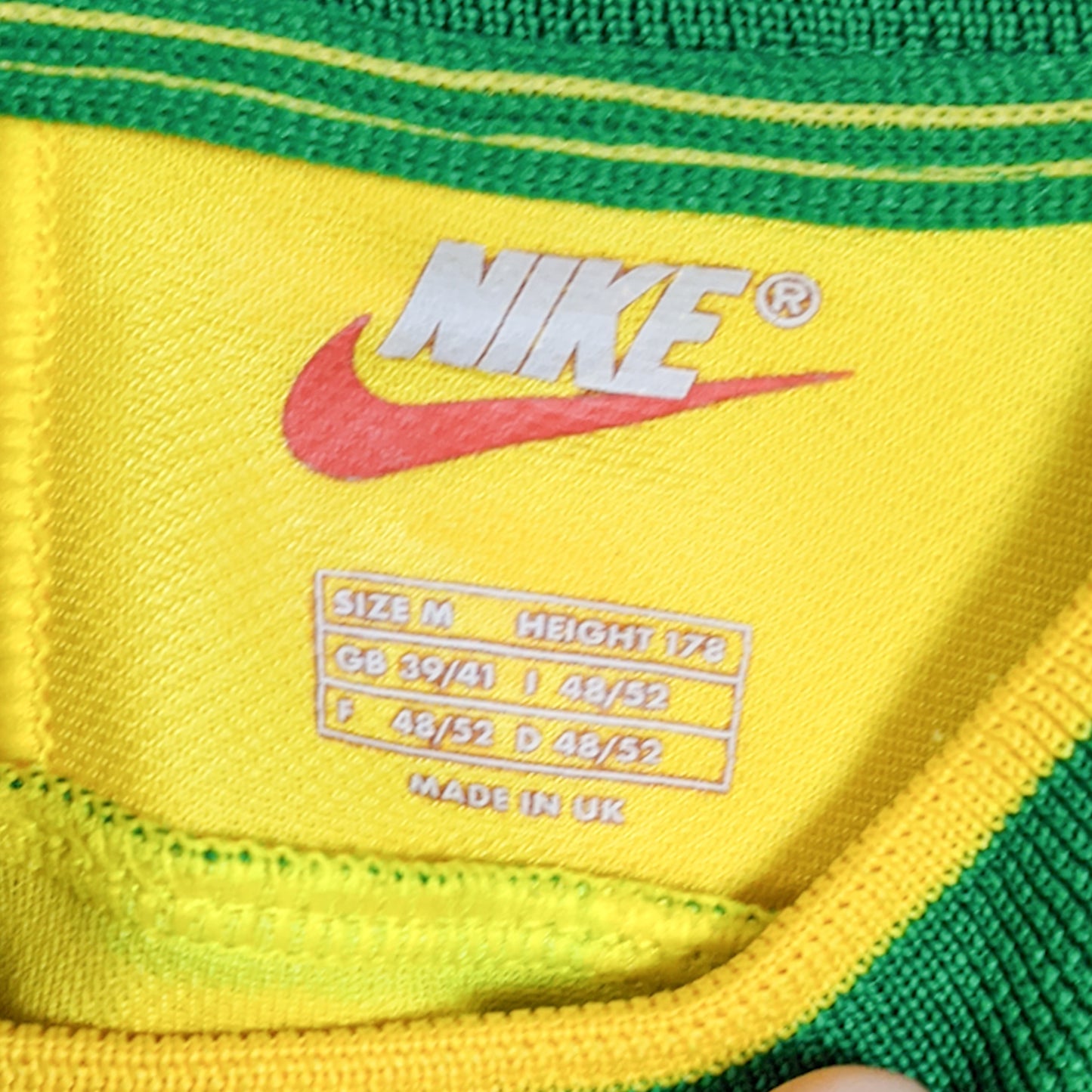 Original Brazil 1998 Home - Ronaldo #9 Size M